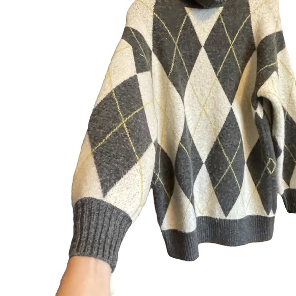 Pringle of Scotland/ H&M Argyle Knit Turtleneck
Sweater Dress XS-Wool Blend - Picture 6 of 13